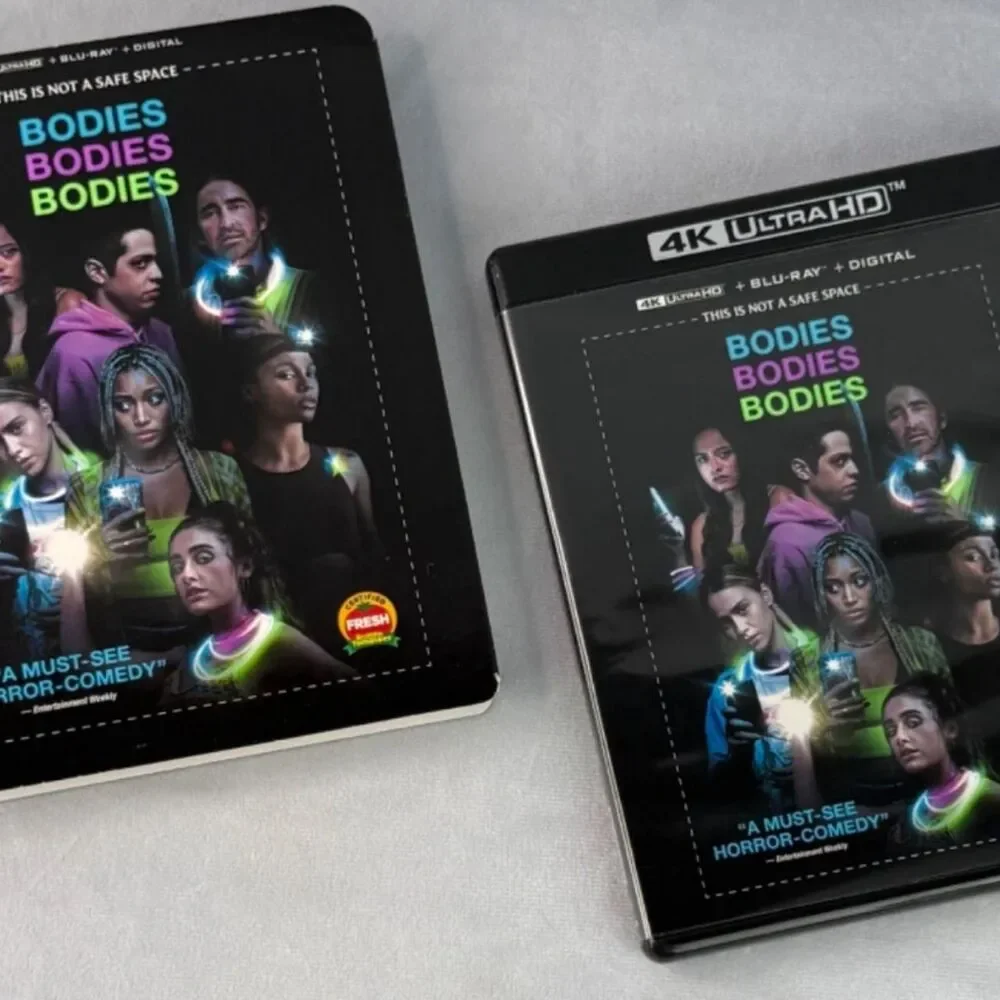 Bodies Bodies Bodies 4K Blu-ray - Rare, Out of Print A24 with RARE slipcover